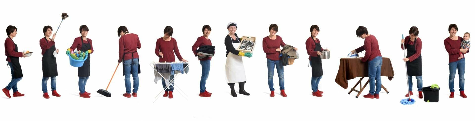 人々のグループが白い背景の前に立って英語のレッスンを受けています。 人々のグループが白い背景の前に立って英語のレッスンを受けています。