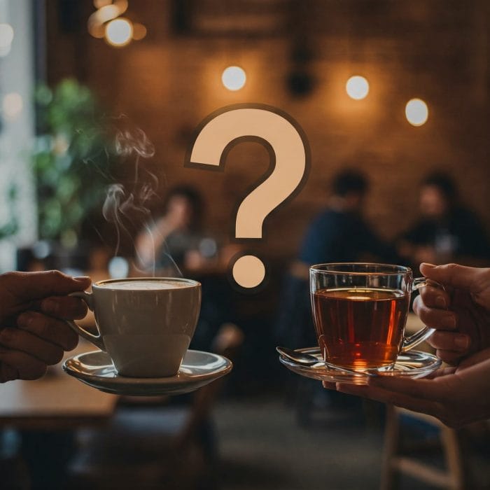 コーヒーと紅茶の選択肢