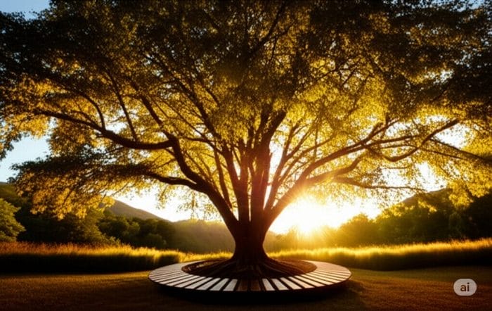 メモリアルデーに、ずらりと並んだ白い墓石の前に星条旗が立てられているアメリカの軍人墓地。