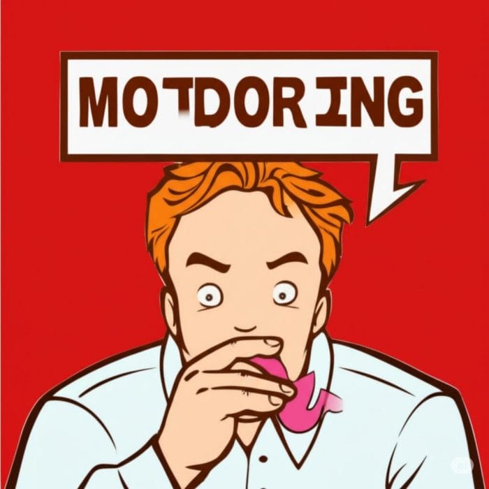 机でフラッシュカードを使って熱心に英単語を暗記している学生のイラスト。