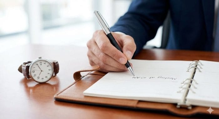 レストランでの夕食風景と窓の外のトワイライト。EveningとNightの境界線をイメージ。